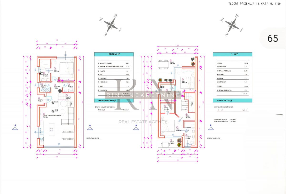 Istria – Sveti Lovreč, casa in costruzione 120 m²