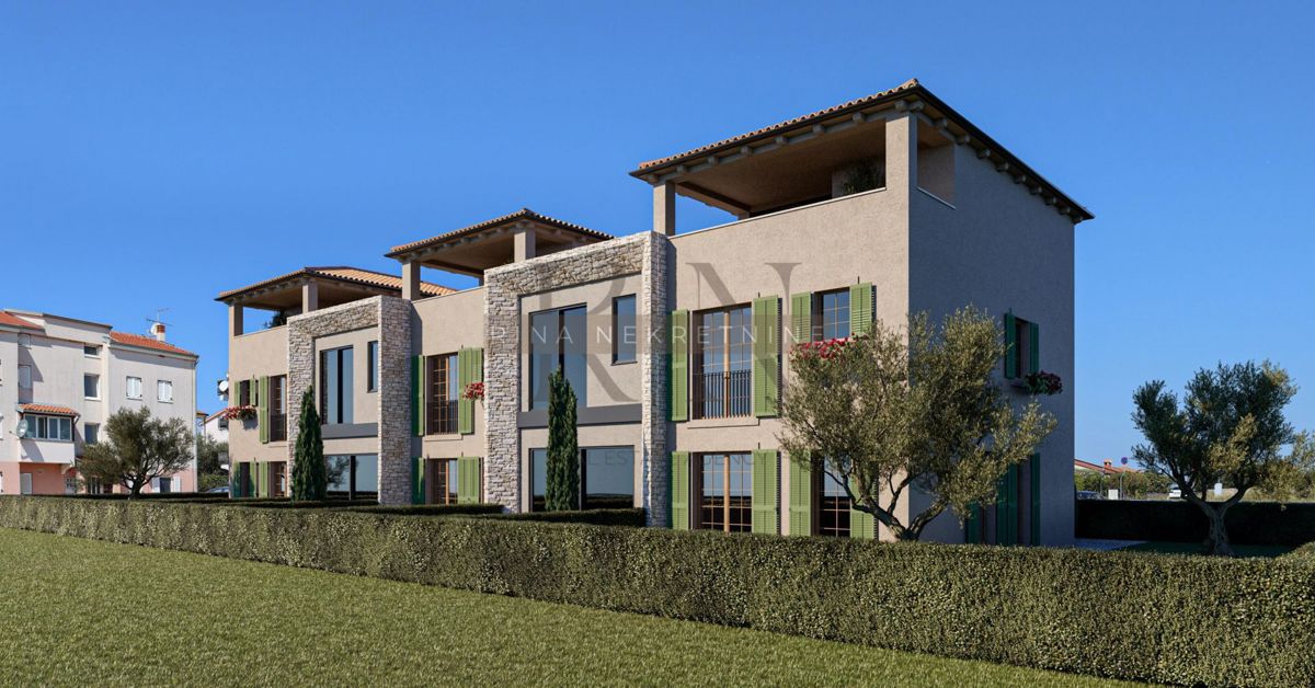 Parenzo, Istria – Casa moderna con giardino vicino al mare