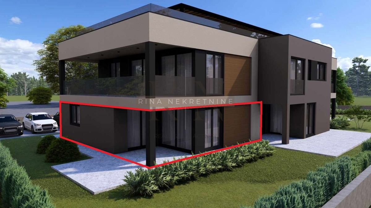 ISTRIA - appartamento con giardino in un nuovo edificio a Parenzo, ULTIMO DISPONIBILE!