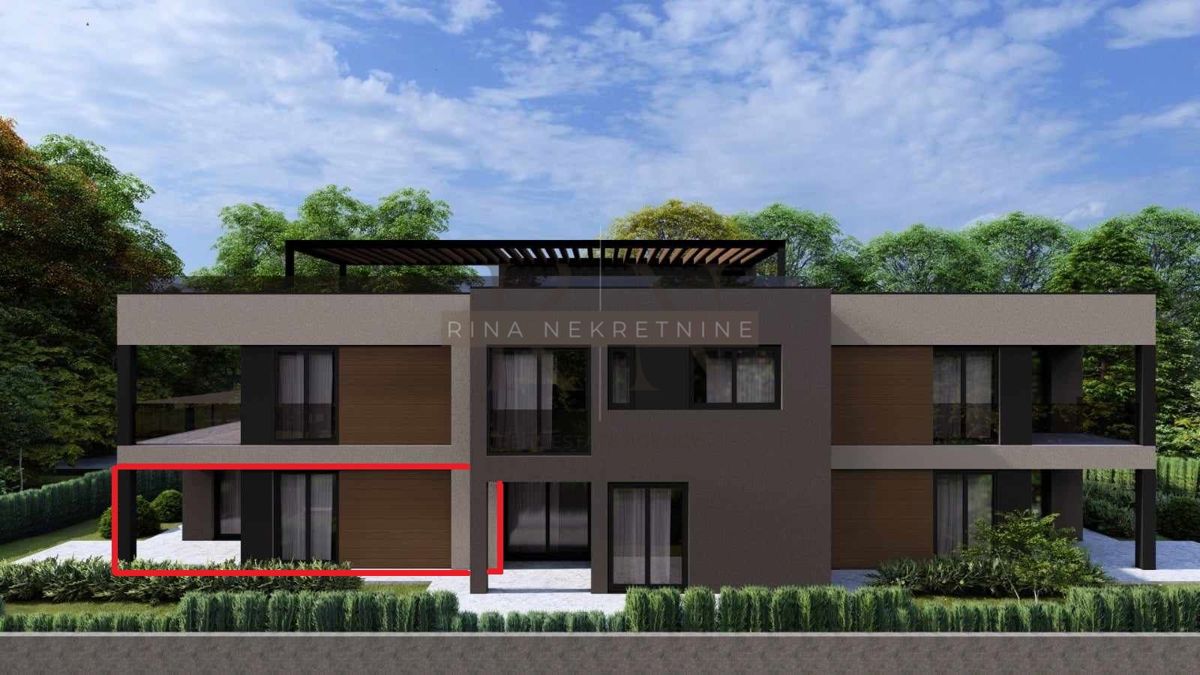 ISTRIA - appartamento con giardino in un nuovo edificio a Parenzo, ULTIMO DISPONIBILE!