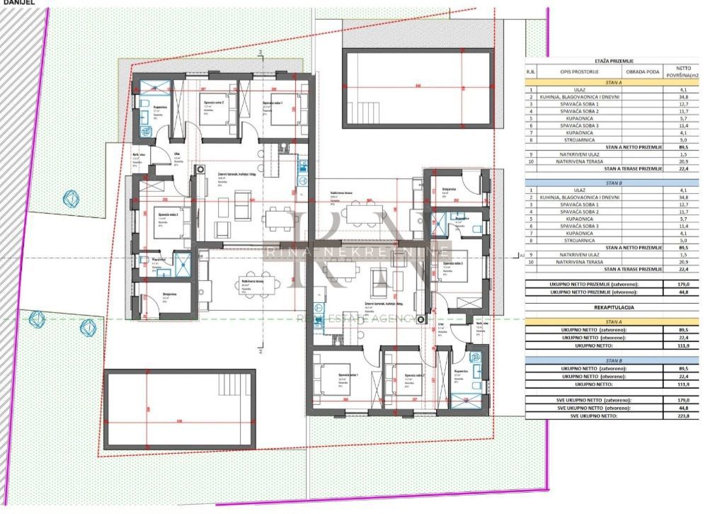 ISTRIA – POREČ - KAŠTELIR, NUOVA COSTRUZIONE: CASA, GIARDINO, PISCINA