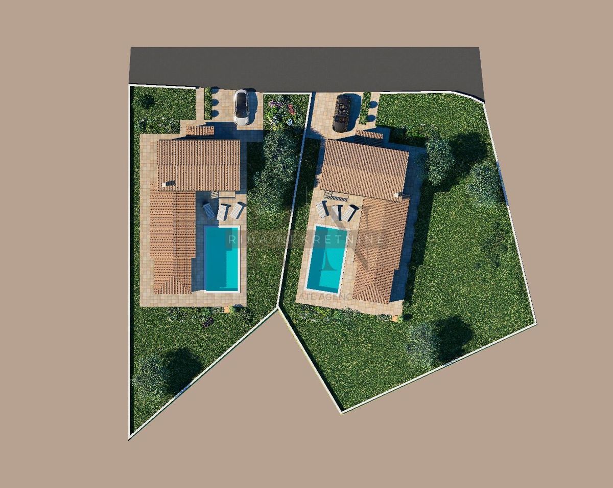 Istria – Parenzo: Villa moderna di lusso con piscina e vista mare