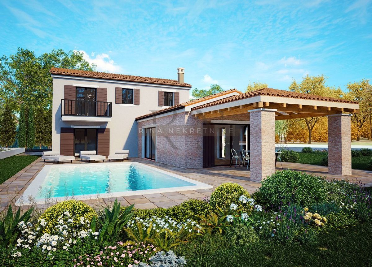 Istria – Parenzo: Villa moderna di lusso con piscina e vista mare