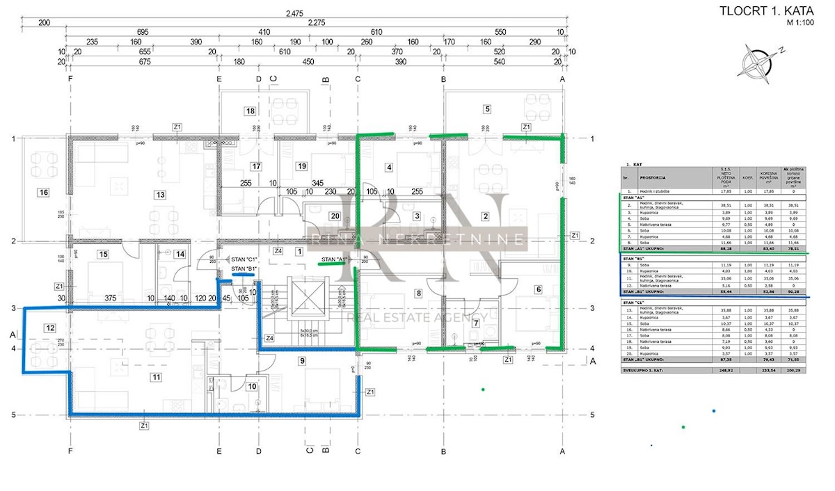 Istria, Poreč, nuova costruzione, appartamento di 72,77m2, vicino al mare e alle spiagge