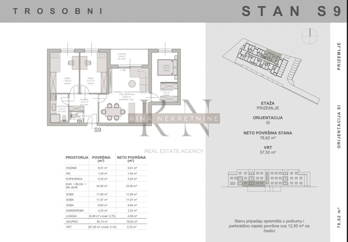 NOVI ZAGREB - BLATO - APPARTAMENTO 4 CAMERE DA LETTO CON GIARDINO!