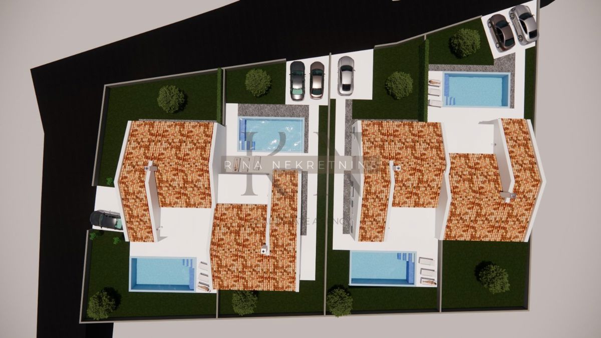 ISTRIA – POREČ-KAŠTELIR, NUOVA COSTRUZIONE: CASA, GIARDINO, PISCINA