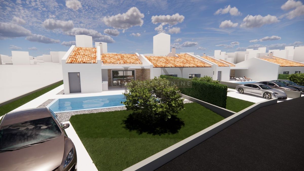ISTRIA – POREČ-KAŠTELIR, NUOVA COSTRUZIONE: CASA, GIARDINO, PISCINA