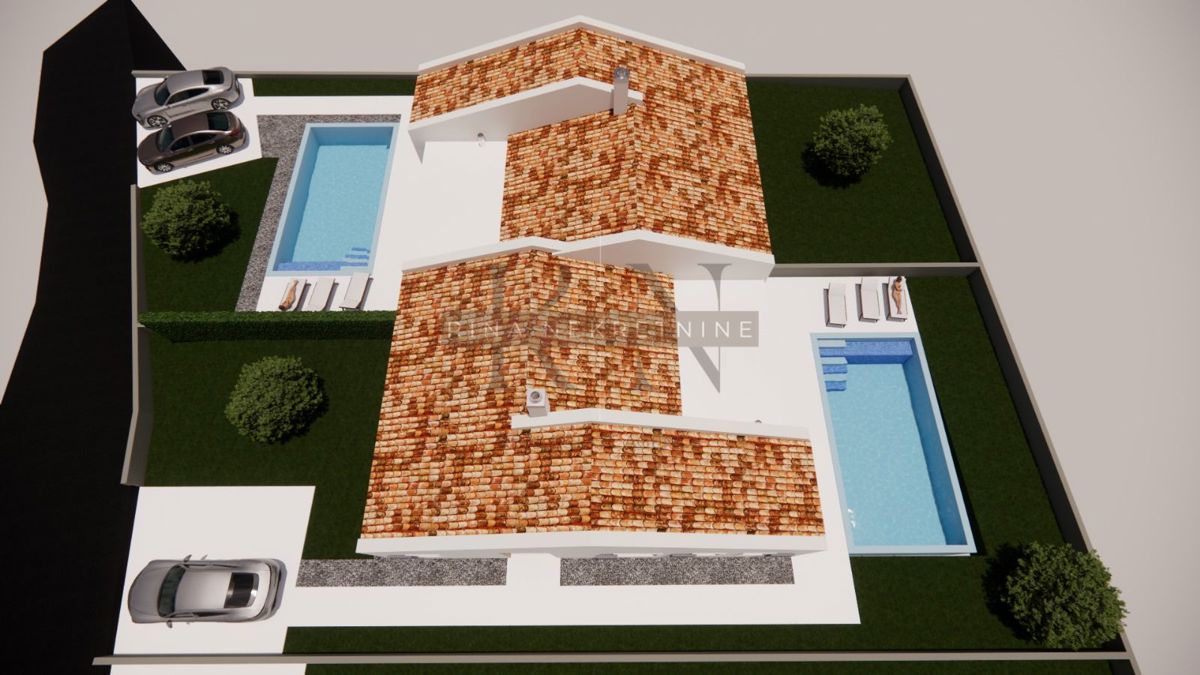 ISTRIA – POREČ-KAŠTELIR, NUOVA COSTRUZIONE: CASA, GIARDINO, PISCINA