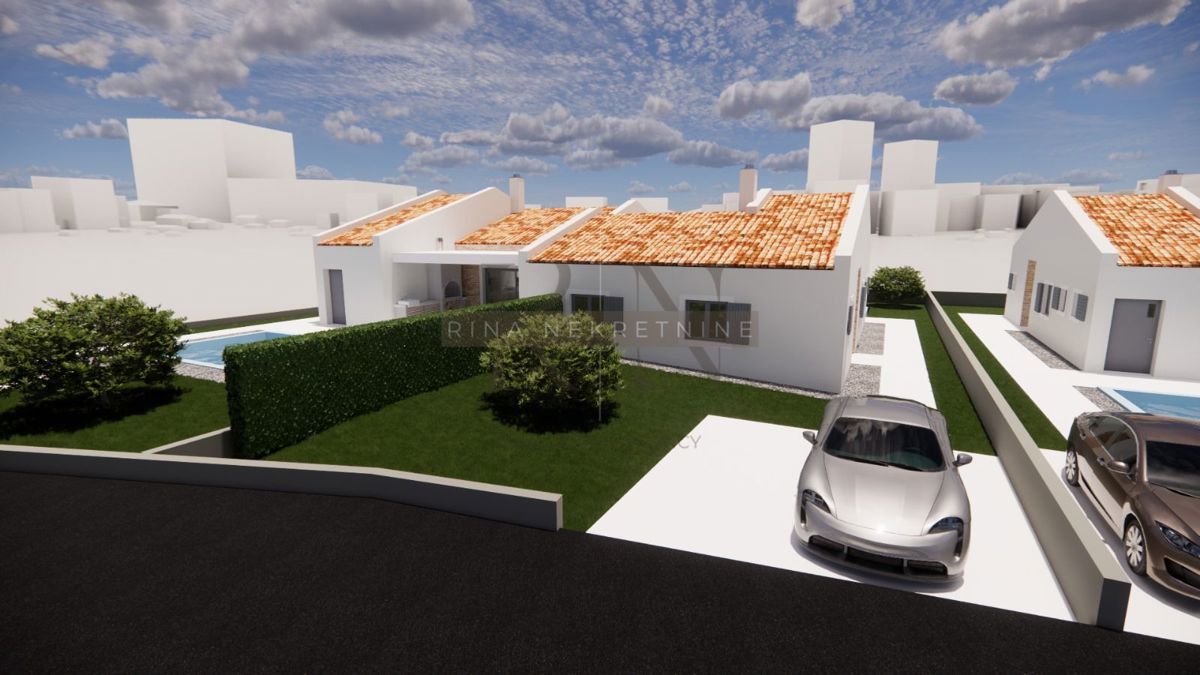 ISTRIA – POREČ-KAŠTELIR, NUOVA COSTRUZIONE: CASA, GIARDINO, PISCINA