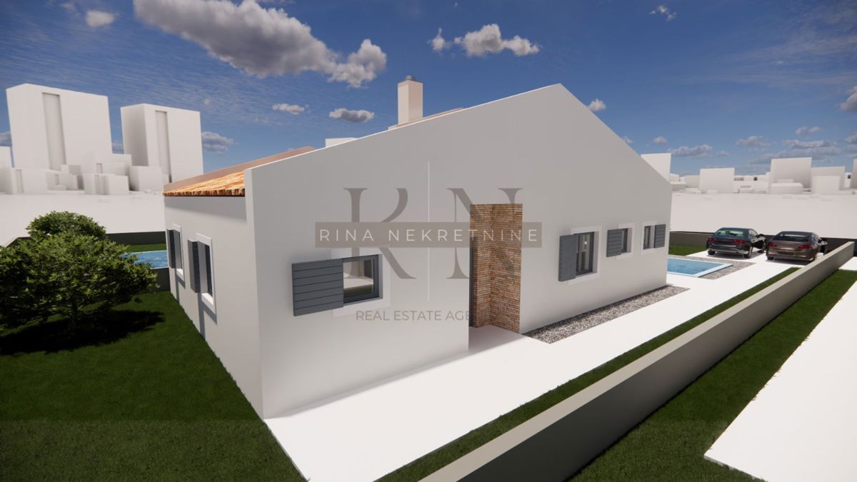ISTRIA – POREČ-KAŠTELIR, NUOVA COSTRUZIONE: CASA, GIARDINO, PISCINA