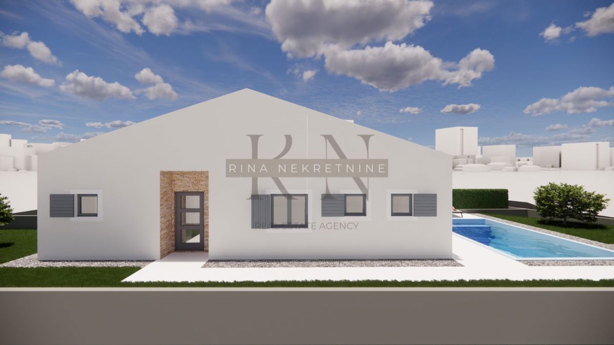 ISTRIA – POREČ-KAŠTELIR, NUOVA COSTRUZIONE: CASA, GIARDINO, PISCINA