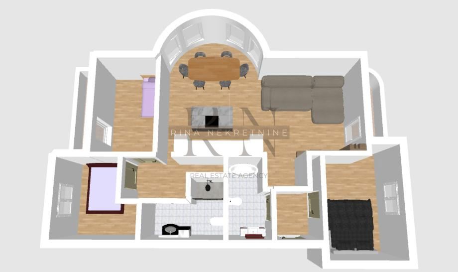 Appartamento Lanište, Novi Zagreb - Zapad, 91,10m2