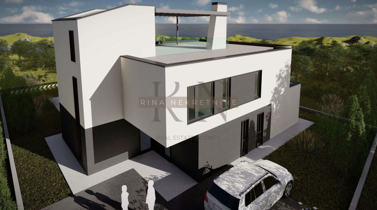 ISTRIA - PARENZO. - VILLA CON VISTA CITTÀ E MARE - PISCINA E TERRAZZA SUL TETTO!