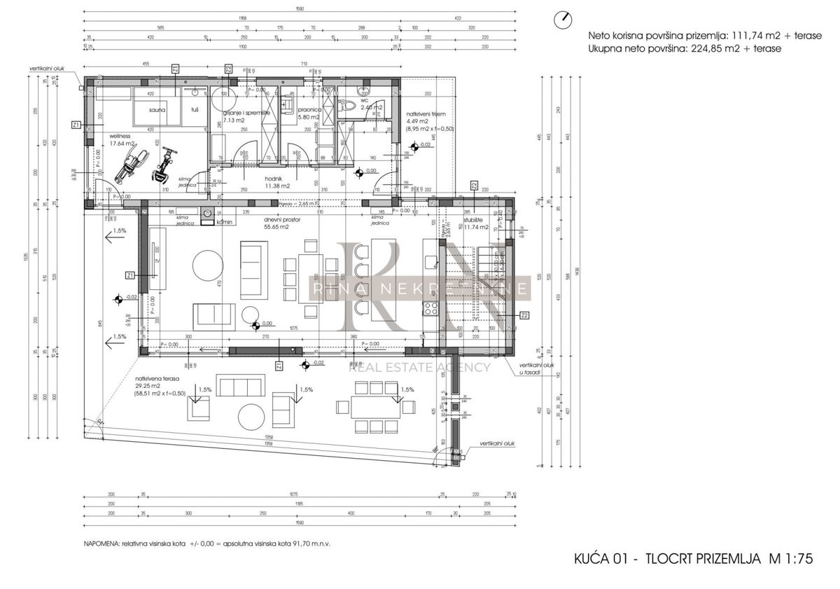 ISTRIA - PARENZO. - VILLA CON VISTA CITTÀ E MARE - PISCINA E TERRAZZA SUL TETTO!