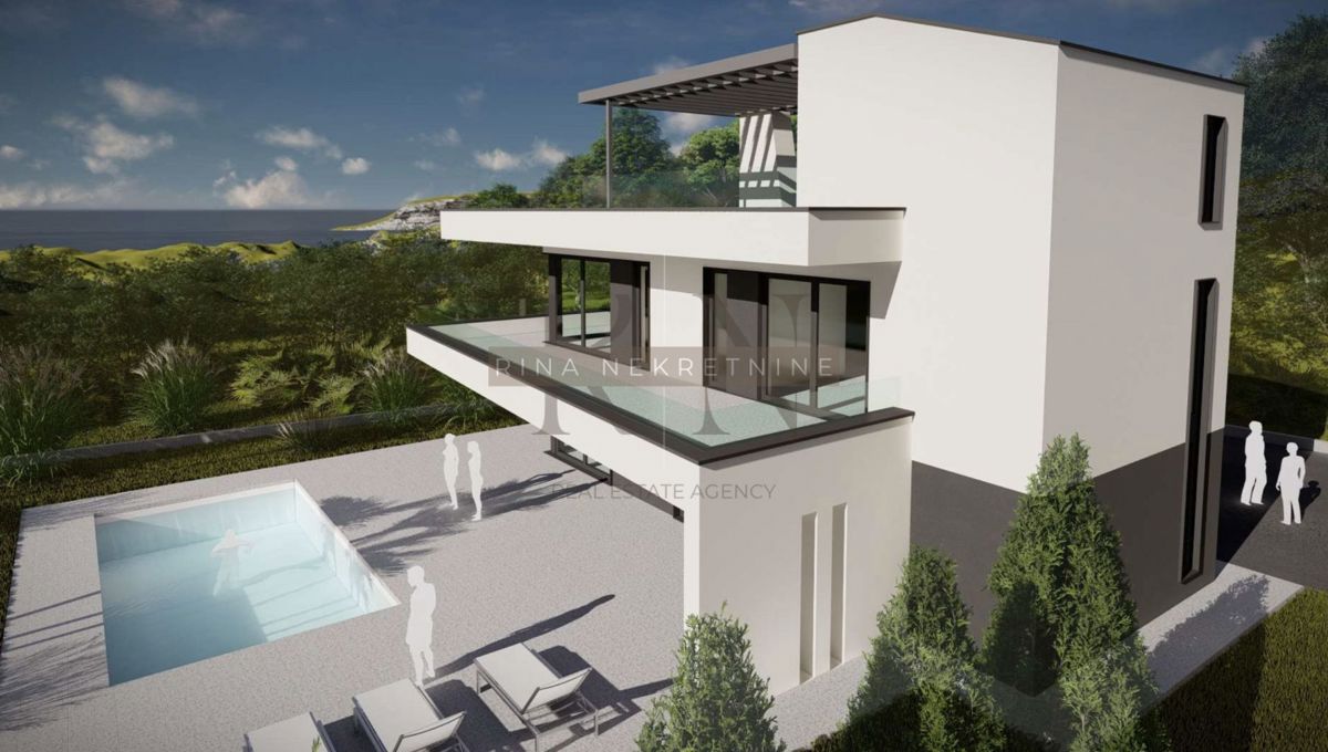 ISTRIA - PARENZO. - VILLA CON VISTA CITTÀ E MARE - PISCINA E TERRAZZA SUL TETTO!