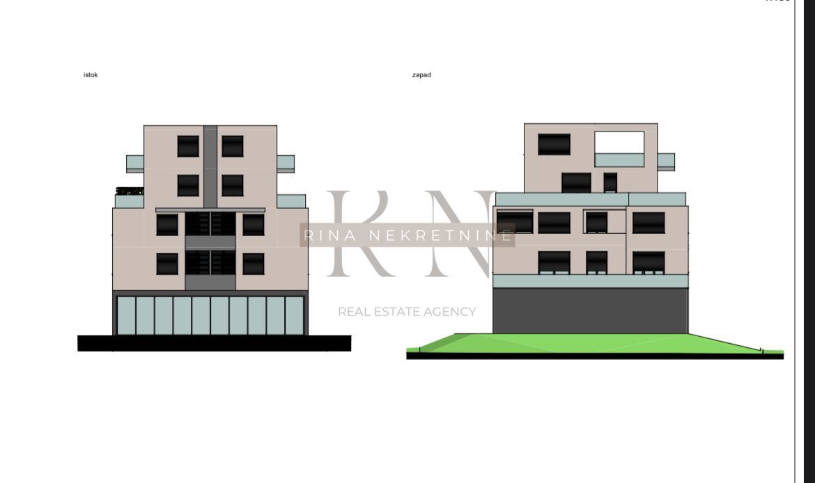 NOVI ZAGABRIA - ST. CLARA - TERRENO EDIFICABILE CON PROGETTO DI COSTRUZIONE!