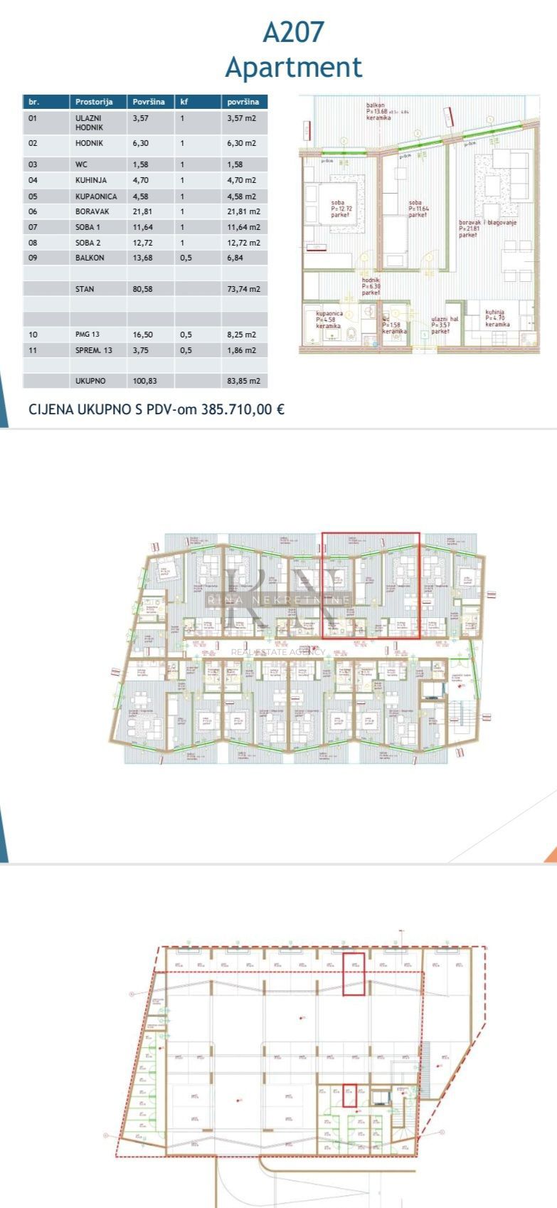 STRIA - POREČ, 2 Camere + Soggiorno, 83,85 m², NUOVA COSTRUZIONE, POSIZIONE ECCEZIONALE