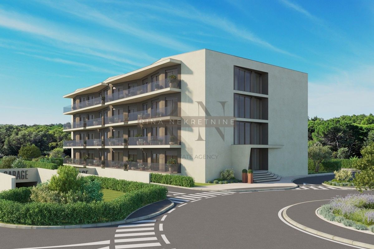 STRIA - POREČ, 2 Camere + Soggiorno, 83,85 m², NUOVA COSTRUZIONE, POSIZIONE ECCEZIONALE