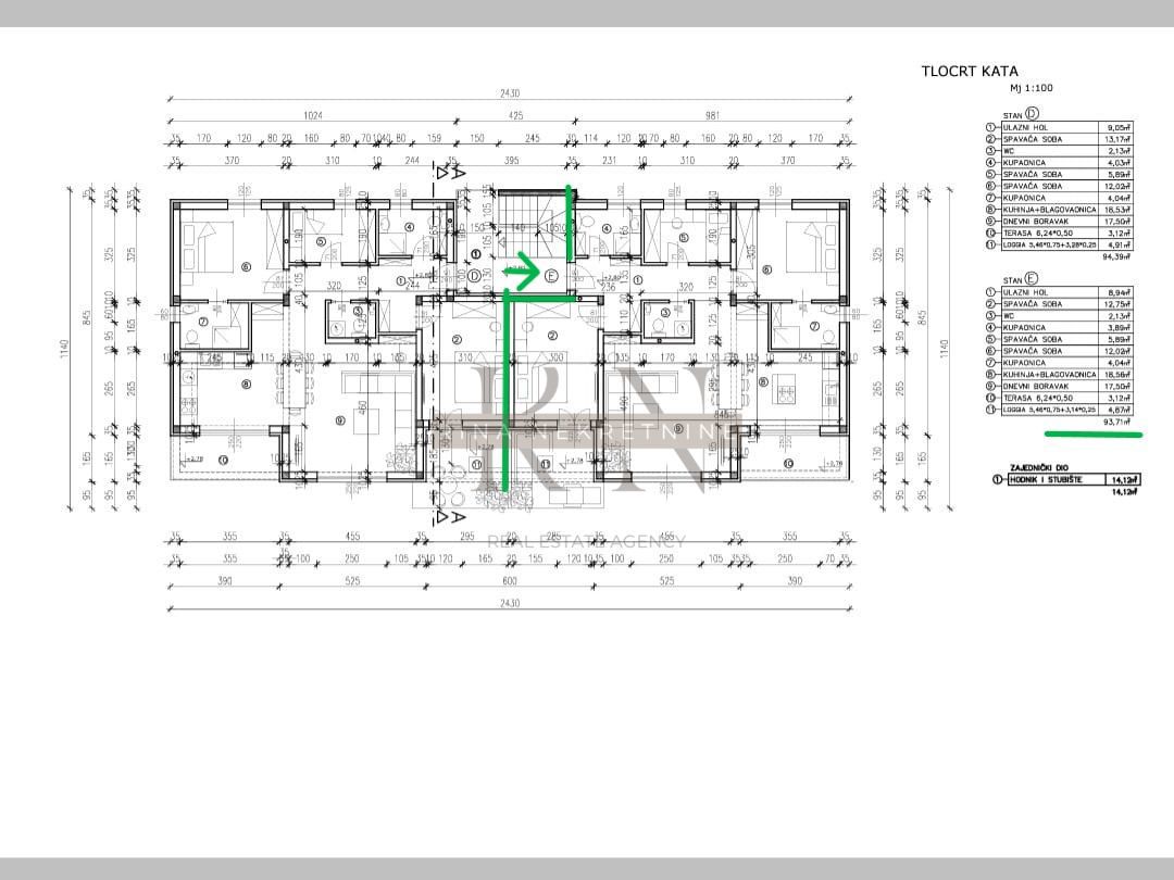 ISTRIA - PARENZO, APPARTAMENTO DI NUOVA COSTRUZIONE - 93,71 m², GIARDINO, PISCINA