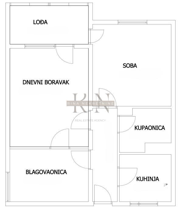Appartamento Gajnice, Podsused - Vrapče, Argentinska ulica, 65,80m2