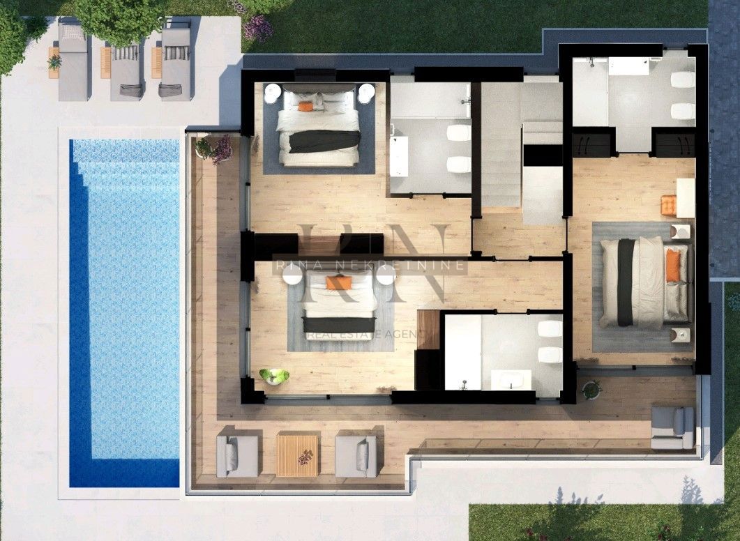  ISTRIA-POREČ, VILLA LUSSUOSA CON PISCINA E OASI BENESSERE