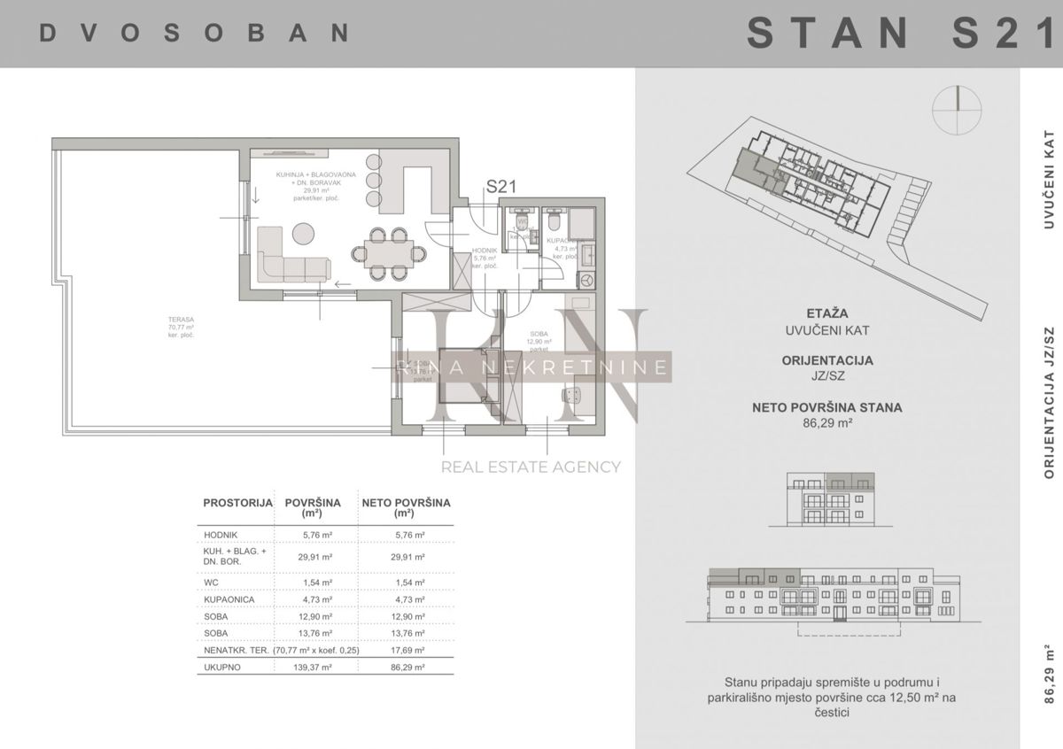 ZAGABRIA - BLATO - ATTICO CON TERRAZZA!