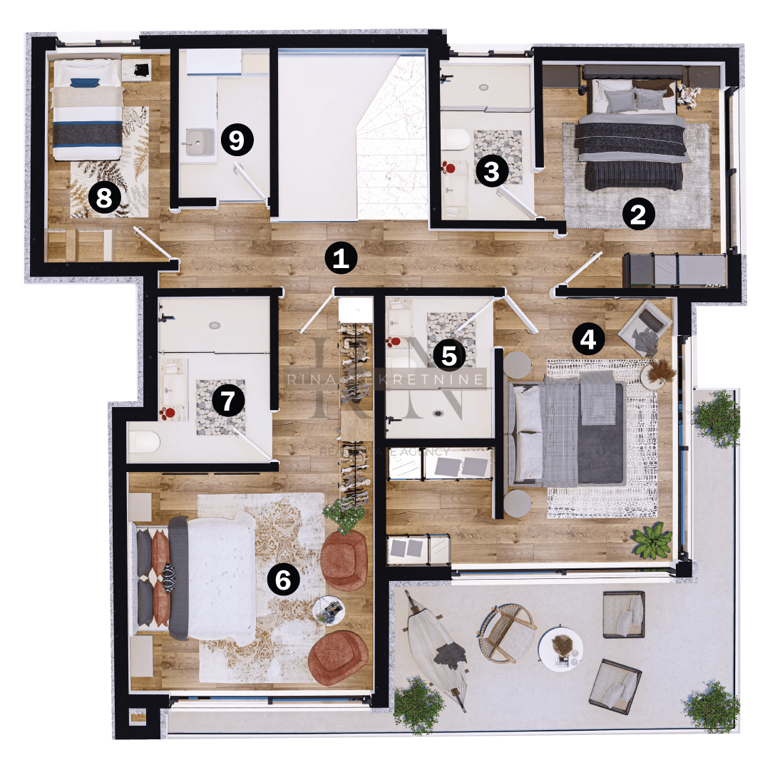 Villa di lusso in resort sul mare – Umago