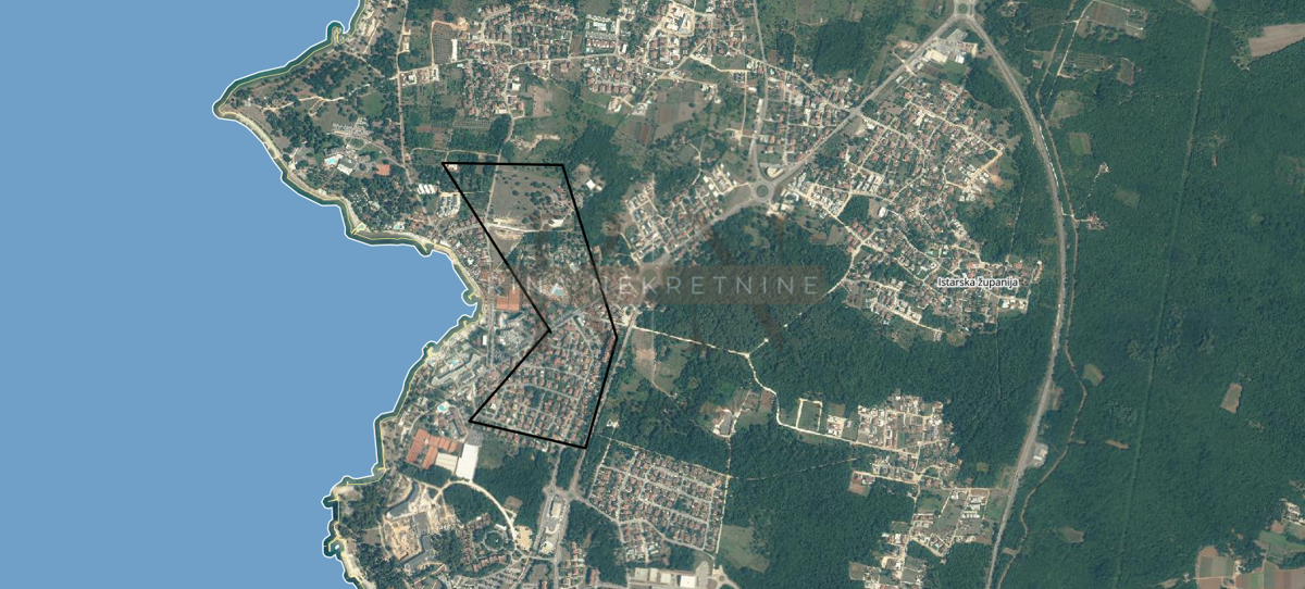 Terreno edificabile Parenzo – 600 m dal mare, vista