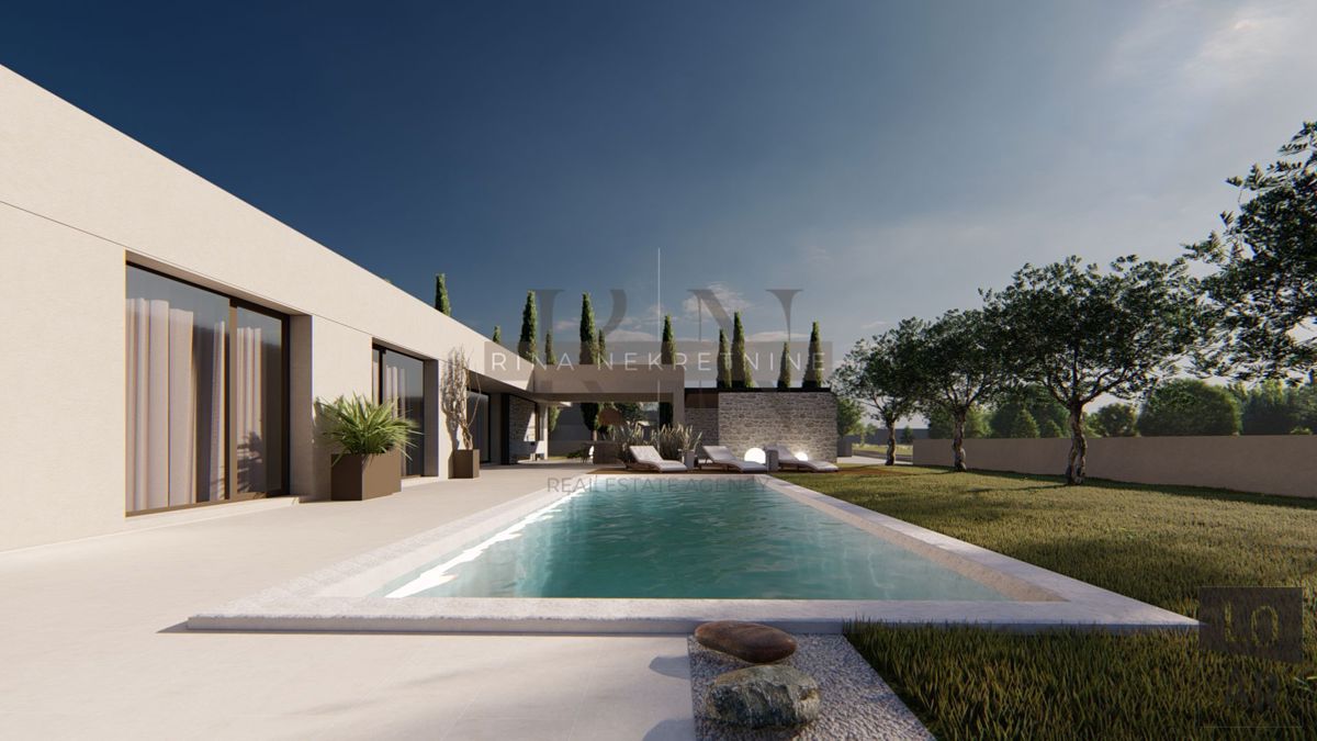 ISTRIA - KAŠTELIR / LABINCI - VILLA IDILLICA CON VISTA SUL MARE - NUOVO