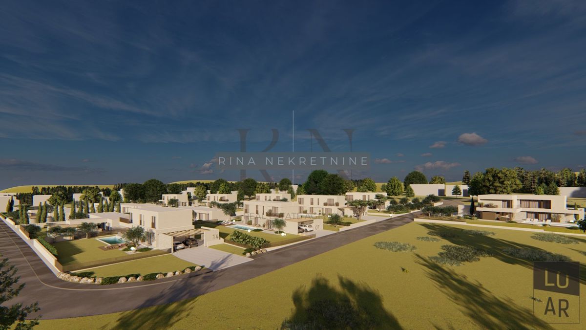 ISTRIA - KAŠTELIR / LABINCI - VILLA IDILLICA CON VISTA SUL MARE - NUOVO