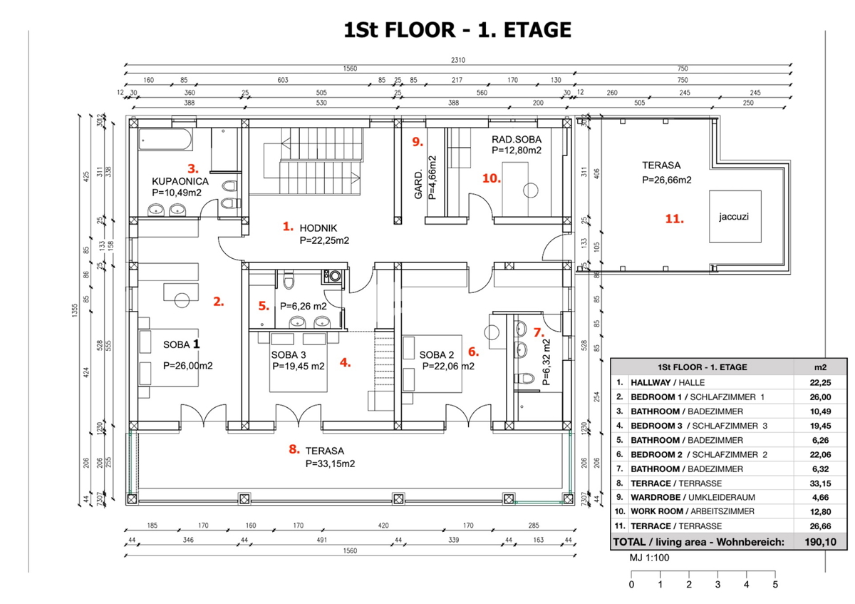 Villa con piscina e vista mare - Svetvincenat - 572m2 + (6513m2)