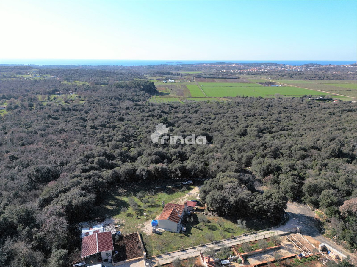 Exclusive – surroundings of Rovinj - house on a large plot (70m2 + 2800m2)