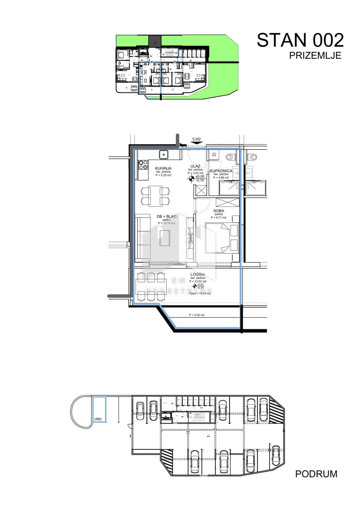 Appartamento Novi Vinodolski, 45,80m2