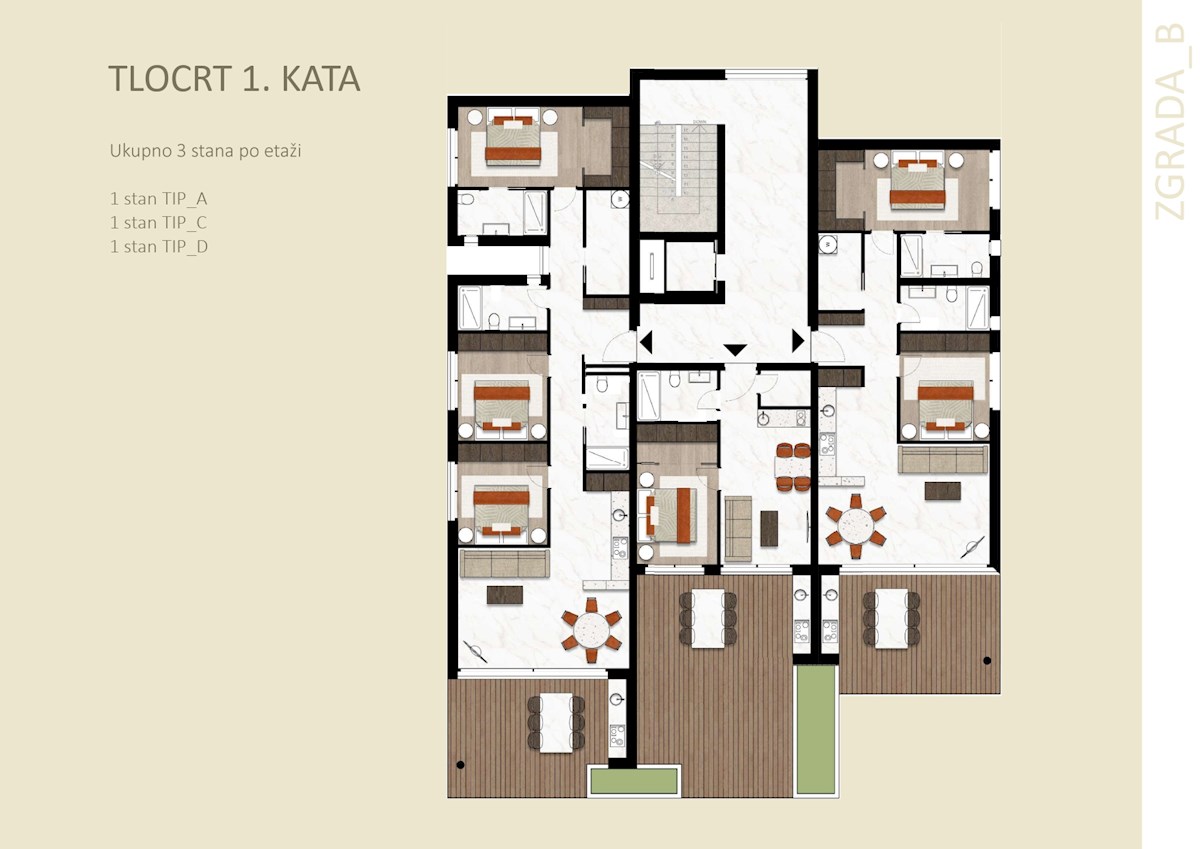 Novigrad – appartamento con vista mare