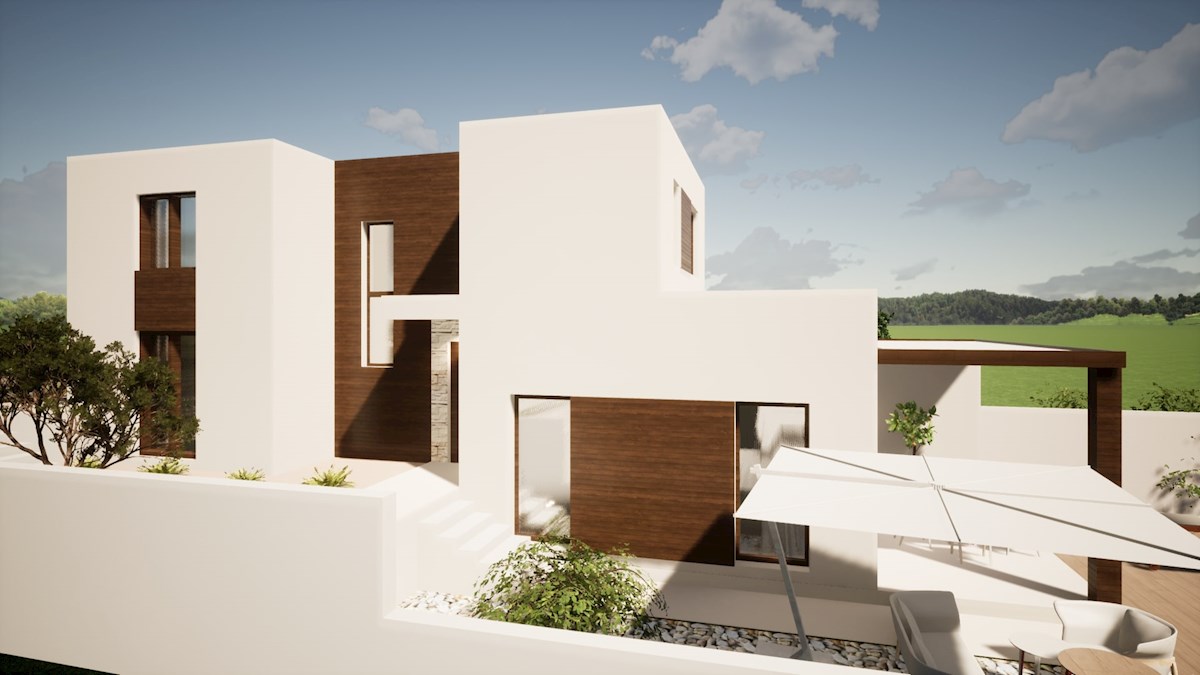 Istria, zona di Svetvinčenat, terreno edificabile con permesso di costruire