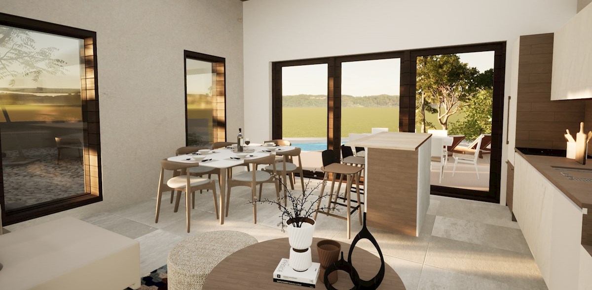 Istria, zona di Svetvinčenat, terreno edificabile con permesso di costruire