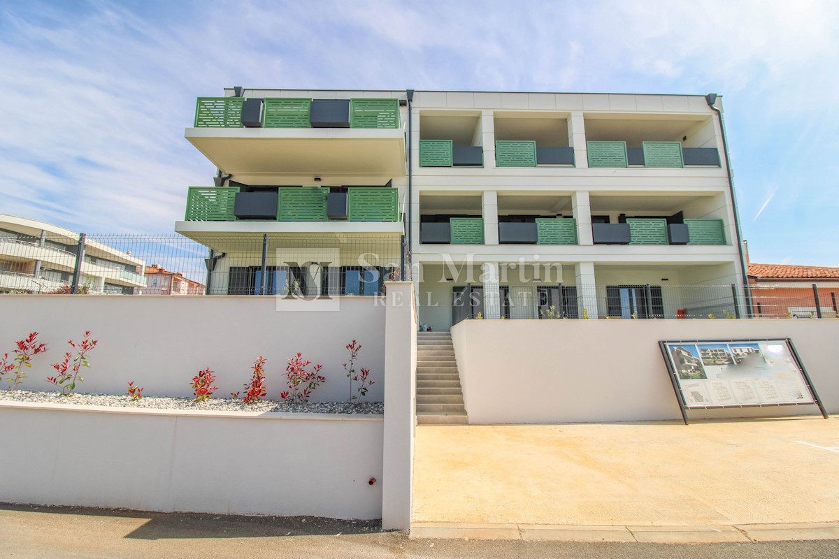 Cittanova - appartamento in una nuova costruzione con una bellissima vista, vicino al mare