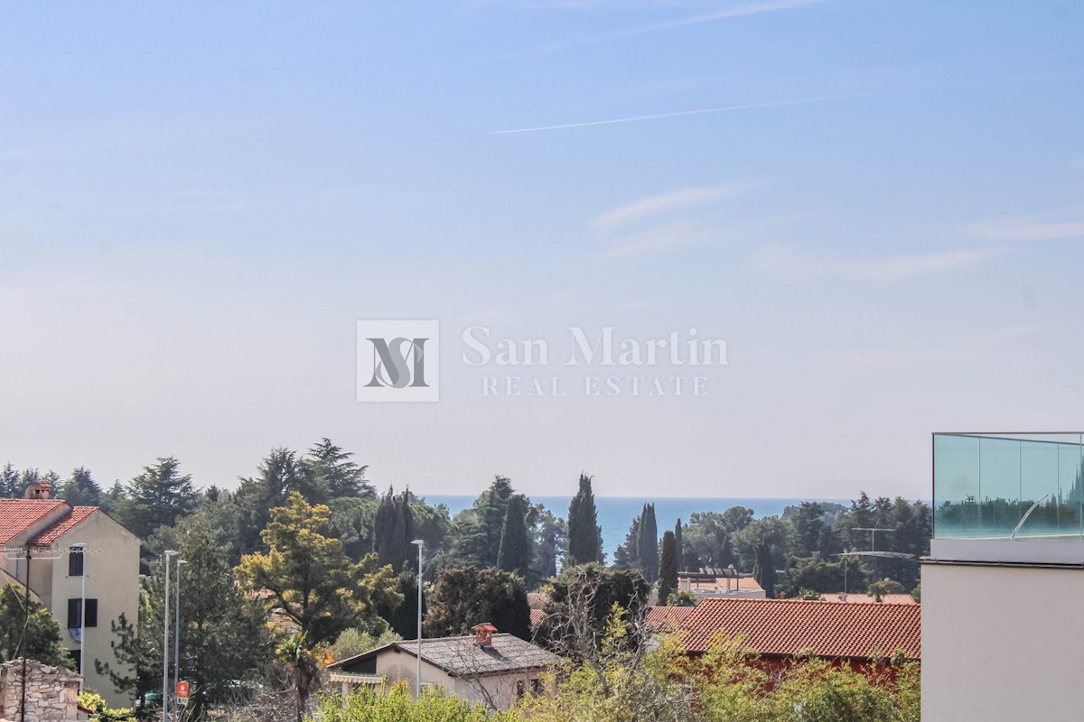 Cittanova - appartamento in una nuova costruzione con una bellissima vista, vicino al mare