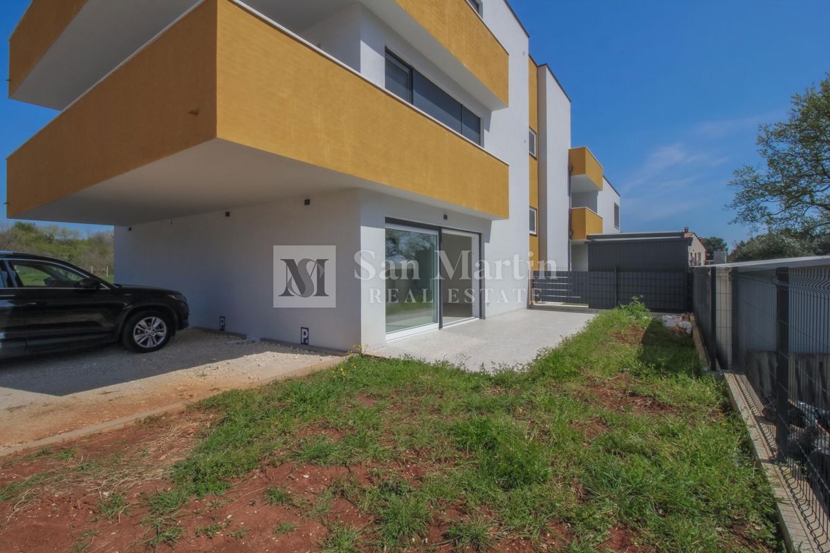 NOVIGRAD, NUOVO APPARTAMENTO PIANO TERRA 2 CAMERE DA LETTO
