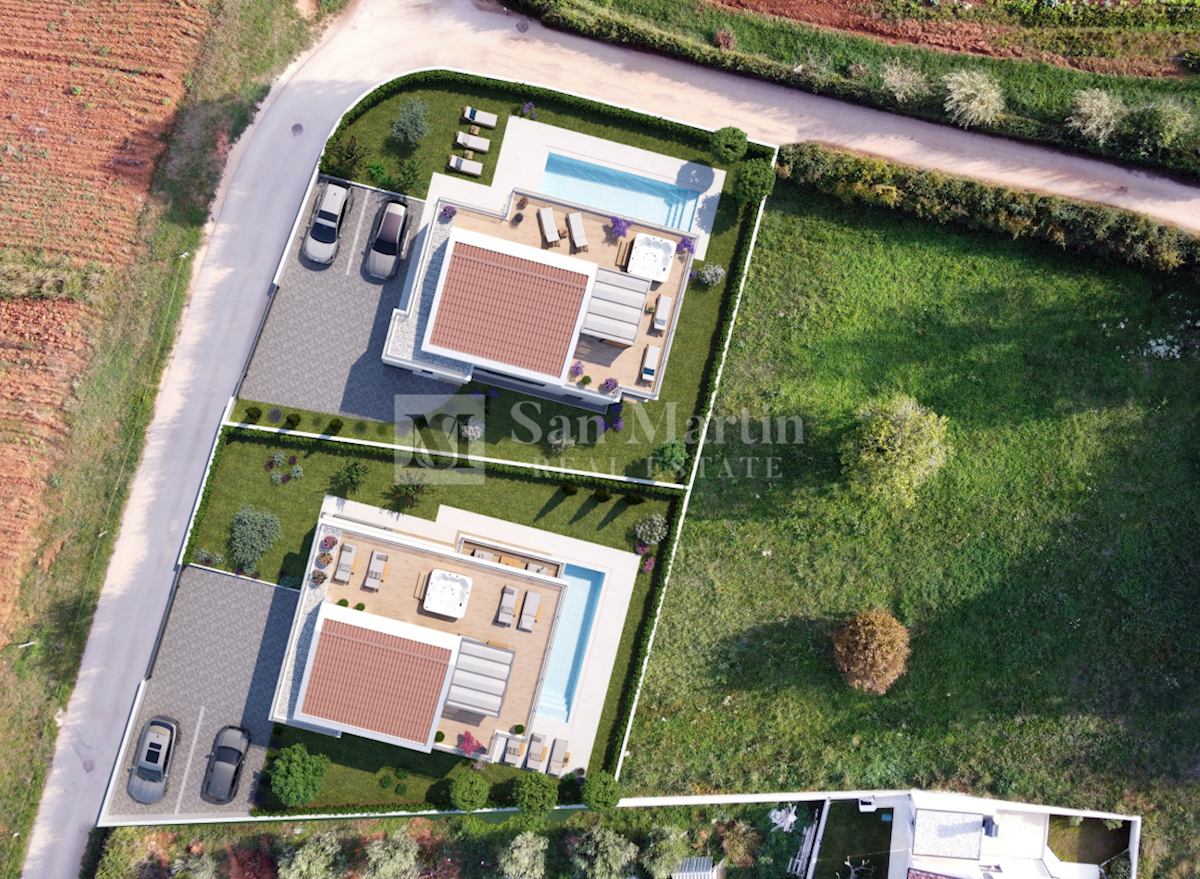 Parenzo, dintorni, Villa moderna con piscina non lontano dal mare e dalla città