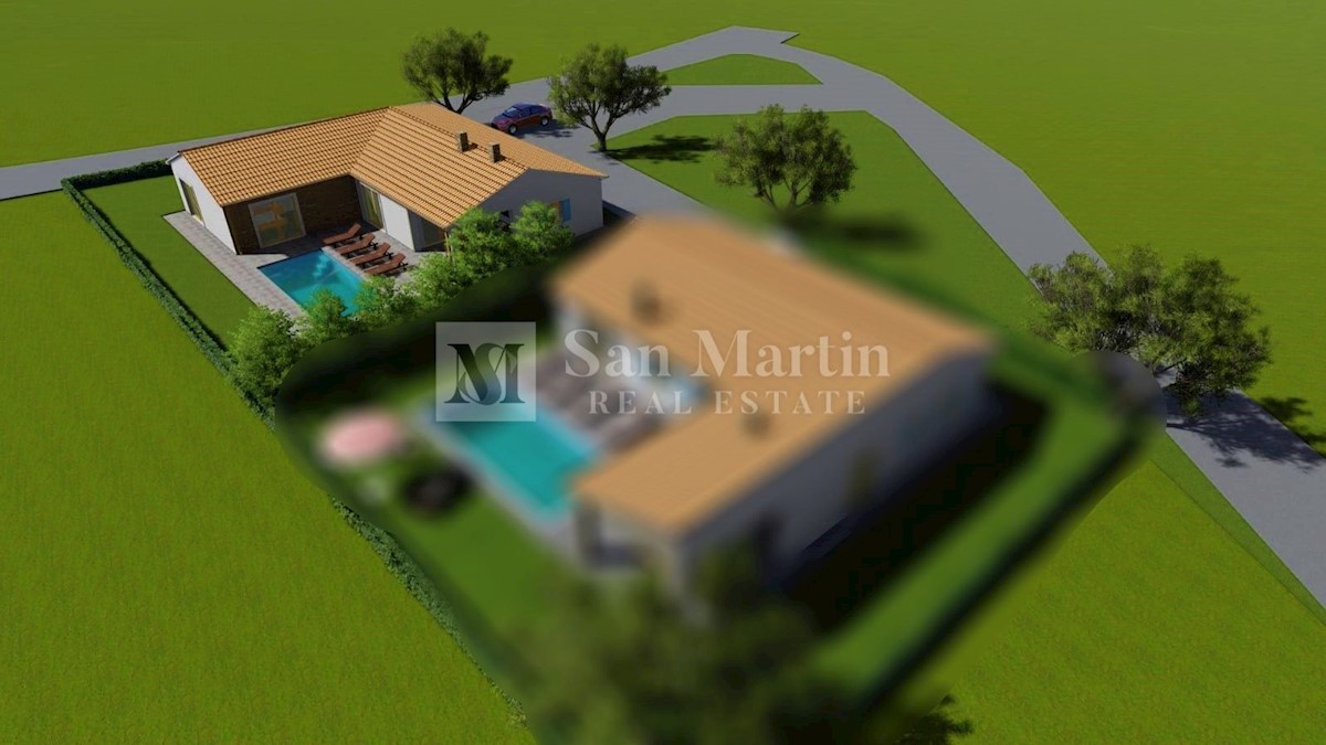 Barban, una casa con piscina in una posizione tranquilla