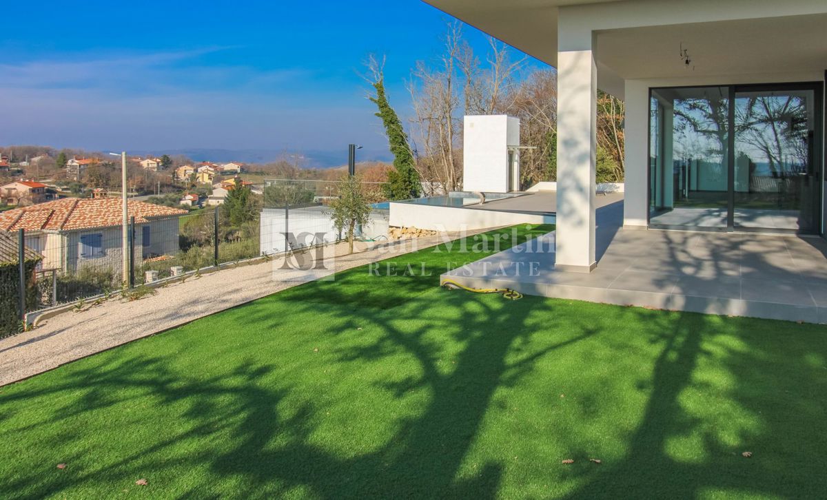 Poreč, dintorni, villa di lusso unica con vista panoramica sul mare