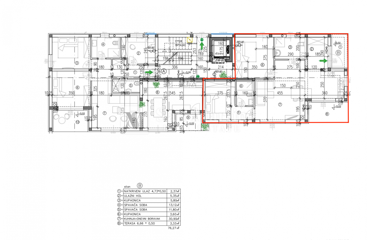 Parenzo, dintorni - appartamento al piano terra con giardino, in costruzione