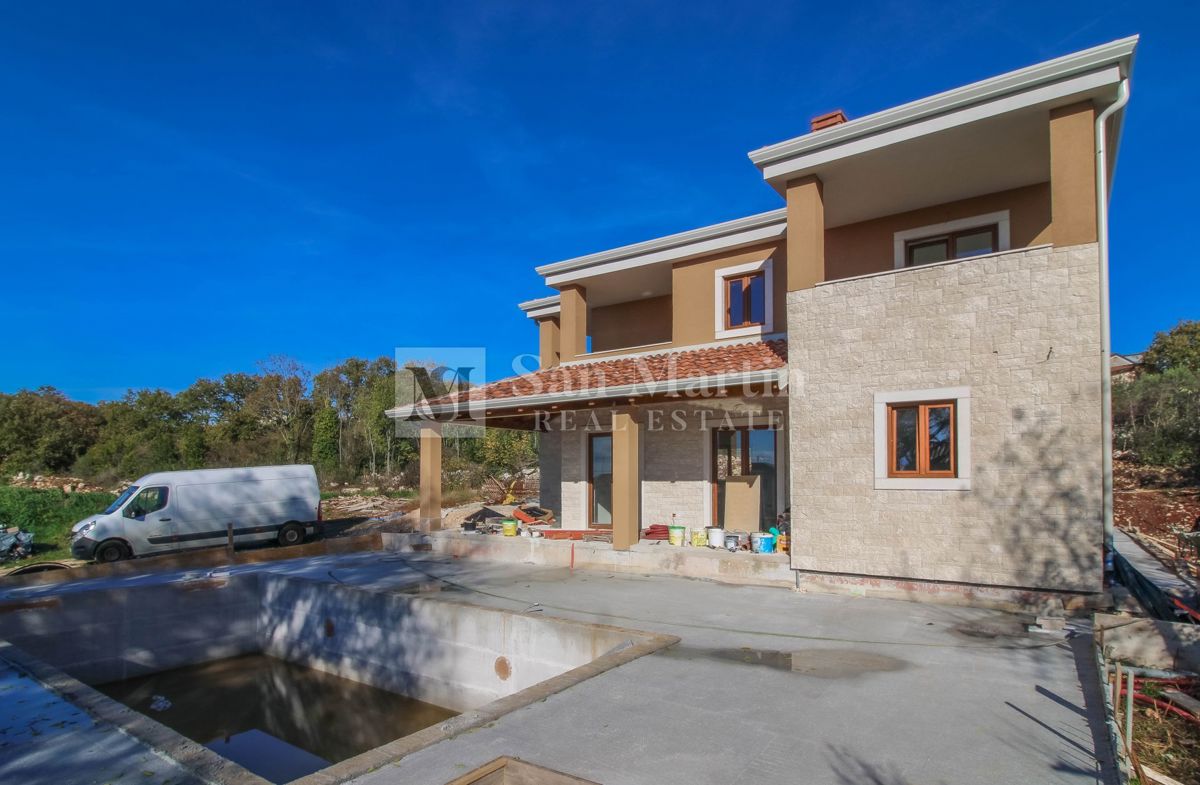 PARENZO, Casa moderna con vista panoramica sul mare