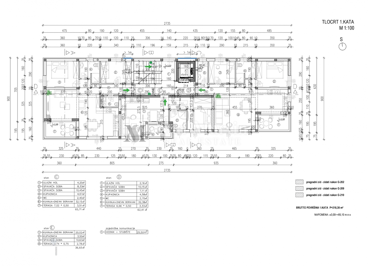 Parenzo, dintorni - appartamento al 2° piano di un edificio con ascensore