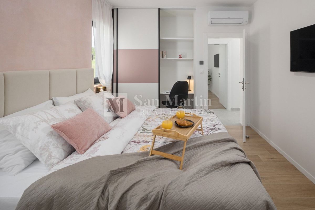 Istria centrale – Casa di nuova costruzione su un unico livello in posizione tranquilla