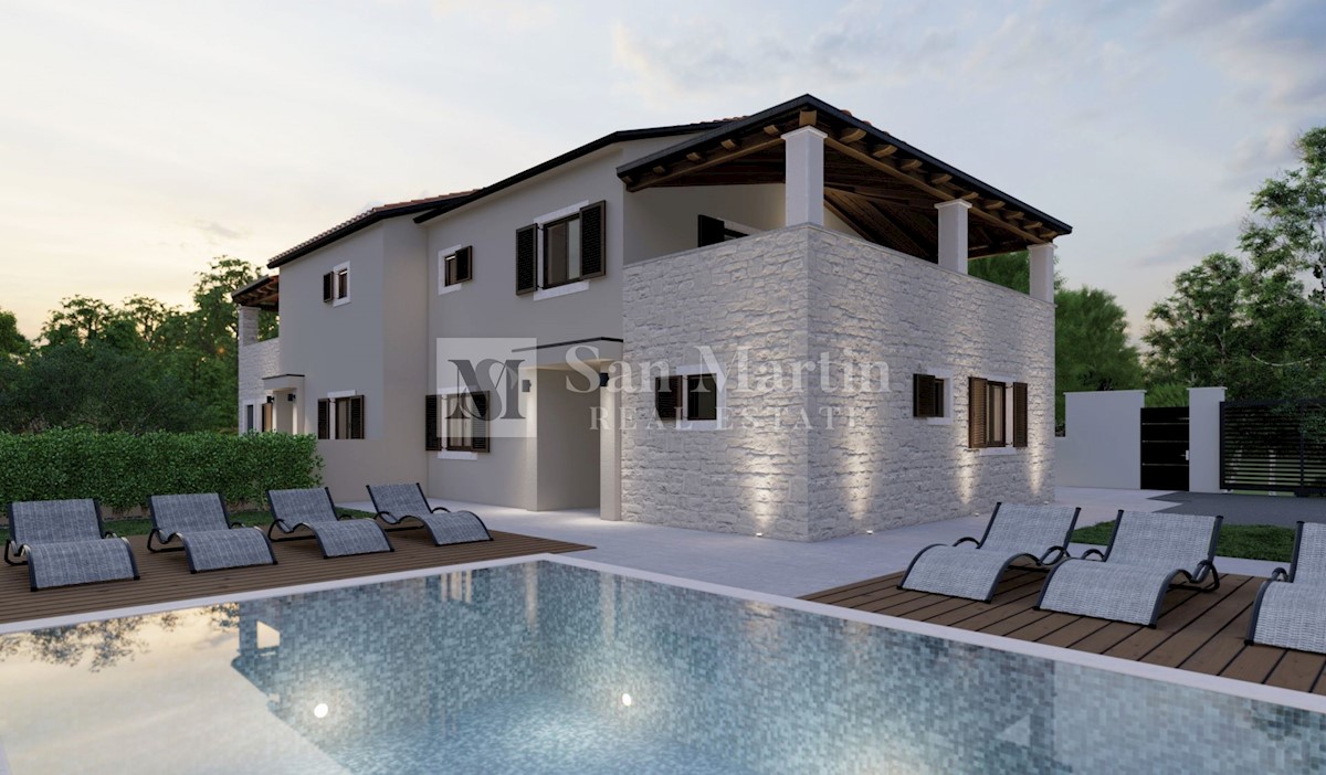 Poreč, Casa con piscina in una posizione desiderabile