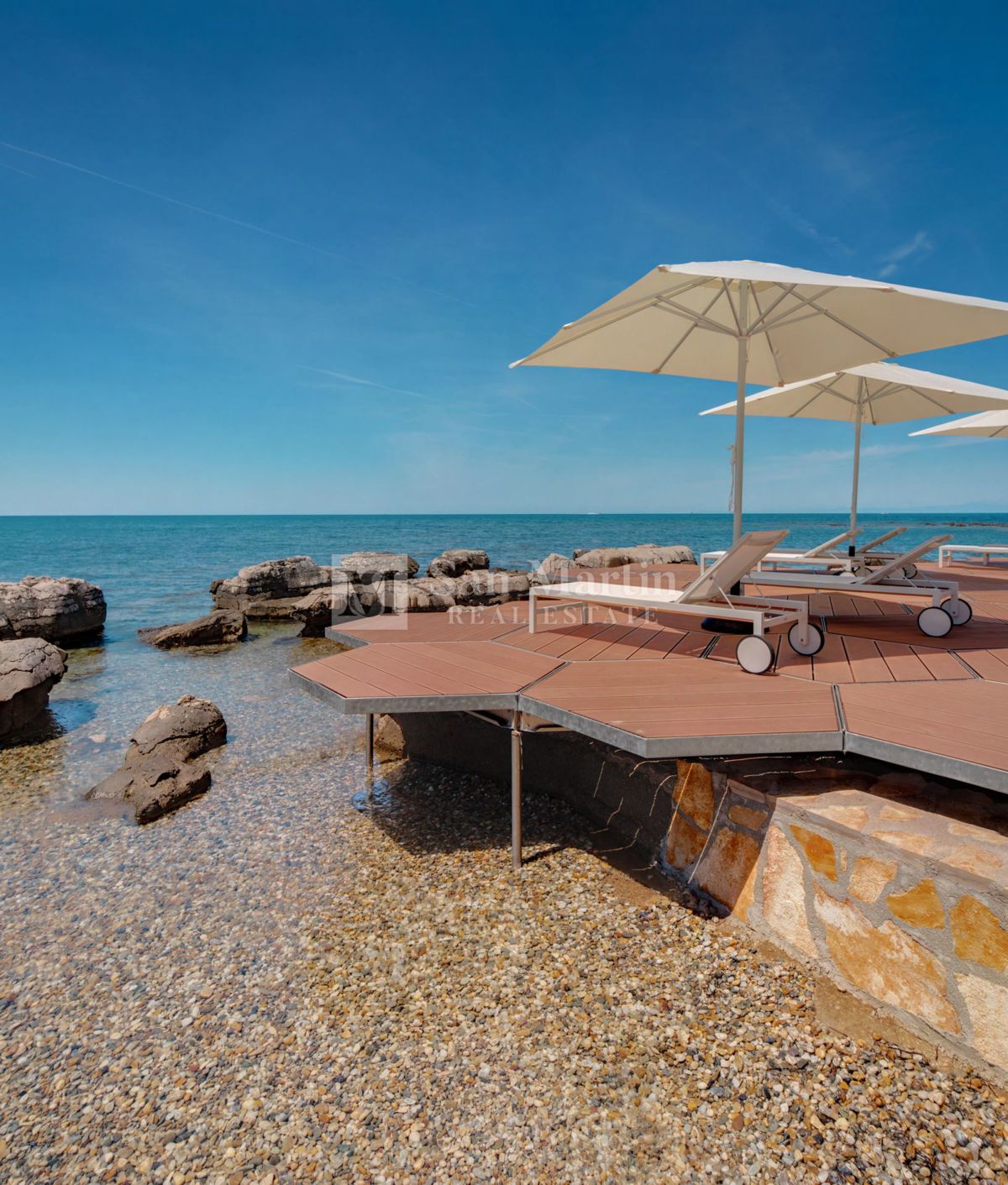 Umago - trilocale, costruzione nuova a 400 m dal mare