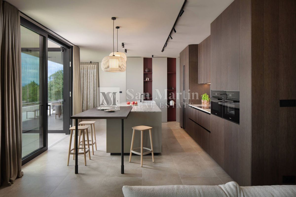 Labin, dintorni - casa lussuosa con una vista spettacolare