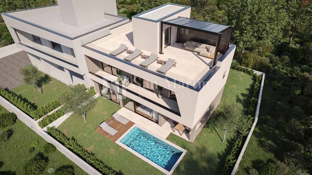 Medolino – Moderna casa con terrazza sul tetto vicino al mare